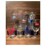 Collection of Various Beer Glasses