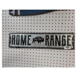 Home On The Range Metal Sign