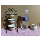 Longaberger Miniature 3 Mixing Bowl Set In