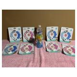 8 Disney Teething Rings and Nuby Cup New