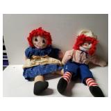 Homemade Raggedy Ann And Andy