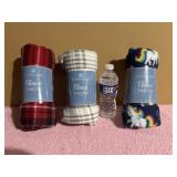 Three New Fleece Throws