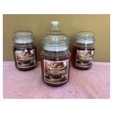 Three Salted Caramel Candles, New