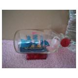 Lighthouse, Wooden Fisherman & Candleholder on