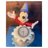 Mickey Sorcerer Figure W/ Clock