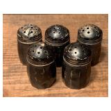 Miniature Sterling Salt& Pepper Shakers