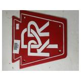 PRR Cast Iron Sign