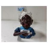Vintage Black Americana Cast Iron Bank