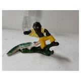 Vintage Cast Iron Black Americana Figure