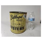 1 Gallon Billups Brand Oyster Can