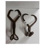 Vintage Ice/hay Hooks