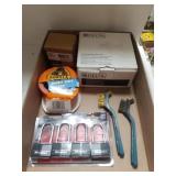 Master Locks, Gorilla Tape,  Plumbing Items