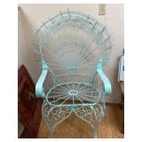 Vintage Metal Peacock Chair
