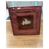 Vintage Metal Ceiling Tile - has hole
