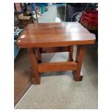 Wood Block table