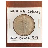 Walking Liberty Half Dollar 1939