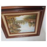 Framed 10 x 8 Signed Oil Painting