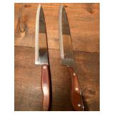 Two New Stainless Steel Japanese Kitchen Knives