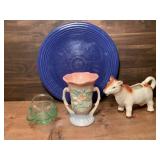 Vintage Hull Vase, Bridal Basket, creamer, &