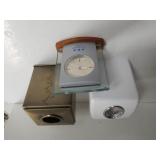 Tissue Dispensers,  Chesapeake College Clock