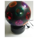 Colorful Spinning Globe(needs Bulb)