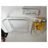 Pyrex Casserole Dishes, Corn Holders