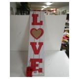 Wooden Love Sign
