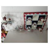 Santa & Snowman Table Display