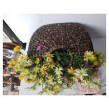 Decorative Floral Basket