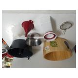 Cake Pan, Wooden Bowl & More
