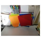 Push Plates,  Paper,  Markers,  Folders