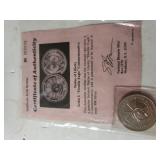 National Historic Mint Statue Of Liberty Coin