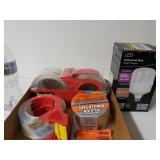 LED Universal Light, Gorilla Tape And Scotch Tape