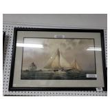 Signed By John Barber Print. Skipjacks Oyster