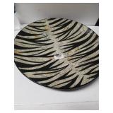 Stripped Zebra Circular Bowl
