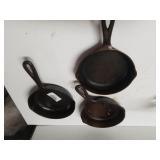 Lodge & Other Small Cast Iron Skillets