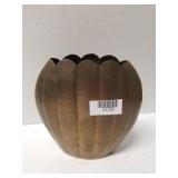 Brass Like Flower Vase
