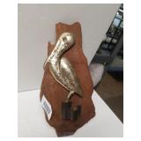 Golden Pelican In Driftwood