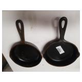 Small Ozark & Other Cast Iron Skillets