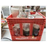 Vintage Ball Mason Canning Jars, Coca-cola Crate