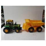 Toy Tractor And Dump Truck