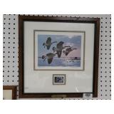 First New York Duck Stamp Print. Signed And