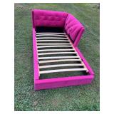 Pink Chaise/ Twin Bed Frame