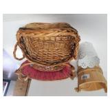 Baskets, Wooden Pail & Other
