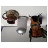 Ceramic Brown Mug, Sparoom, Turkey Candle Holder
