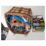 Pens, Chalk, Basket