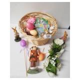 Basket With Assorted Easter Items