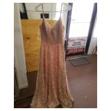 Taupe Colored Size 3 Gown