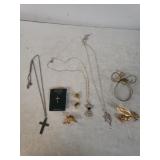 Angel & Religious Cross Jewelry Lot