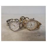 (2) Ladies Bangle Style Watches - Marked Studio -